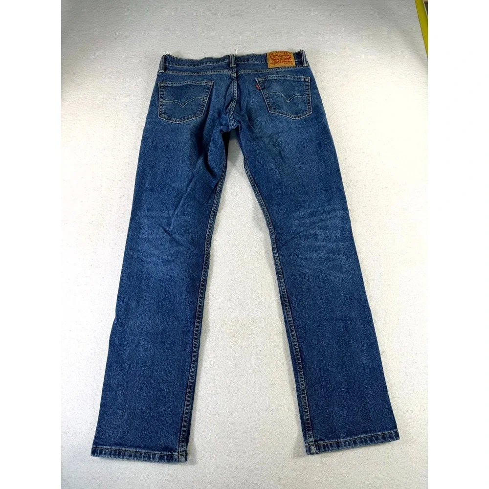 Levi's 511 Jeans Mens 34x32 Blue Denim Y2K Americana Straight Leg Regular Fit